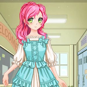 Anime Kawaii School Girls Dress Up