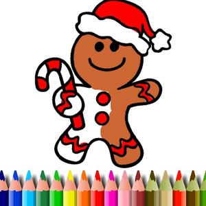 Back To School Christmas Cookies Coloring