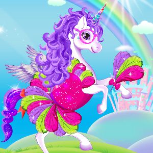 Pastel Pony Unicorn Dress Up