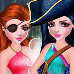 Pirate Girls Treasure Hunting